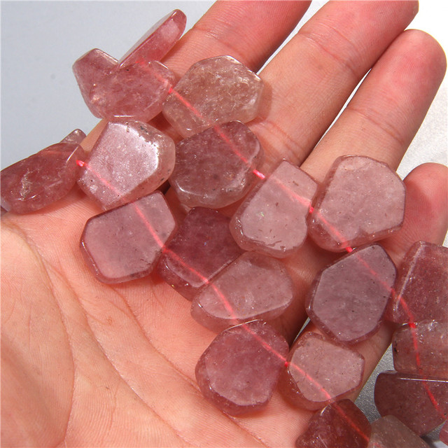 Koraliki naturalnego kamienia mineralnego: różowy kwarc, tygrysie oko, ametysty, agaty - do tworzenia biżuterii DIY - naszyjnik, bransoletka - Wianko - 56