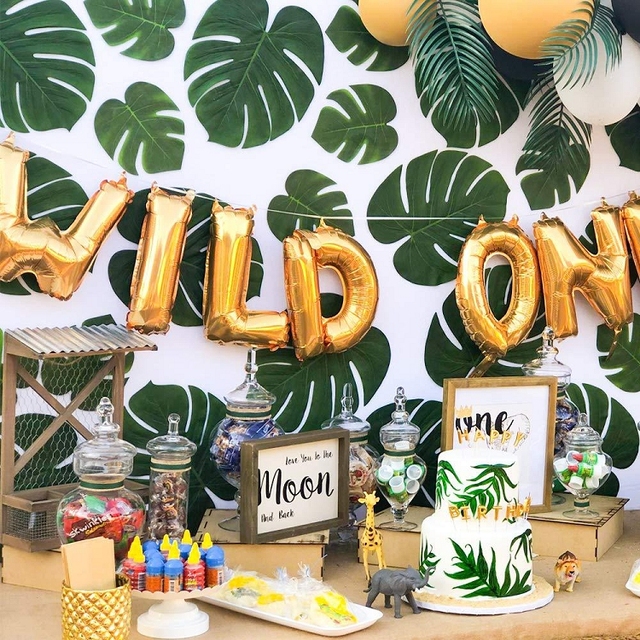 Sztuczna tropikalna palma - dekoracja na imprezy tematyczne, ślub, urodziny - Wianko - 5