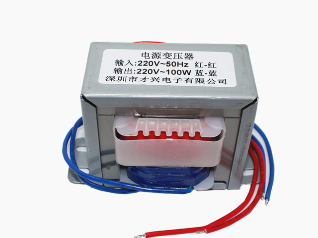 Transformator izolacyjny EI AC 220V do 220V o małej mocy 5W, 10W, 20W, 50W, 100W, 1:1 - Wianko - 4