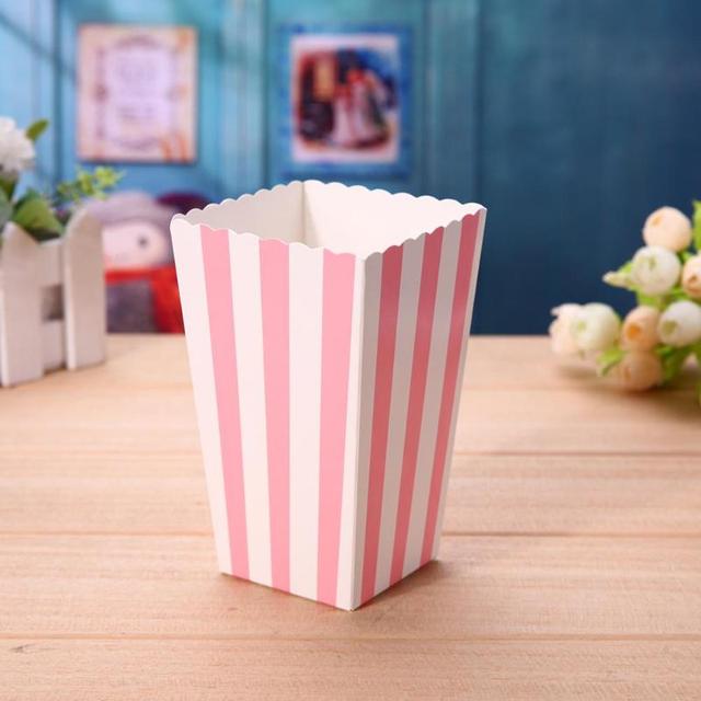 Pudełko popcornu z 12 sztukami cukierków Favor - dekoracja weselna, Baby Shower, Boże Narodzenie, urodziny - Wianko - 6