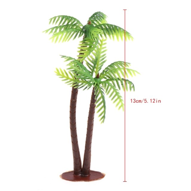 Dekoracja mini scenerii - symulacja palm kokosowych do wystroju domu - Wianko - 6