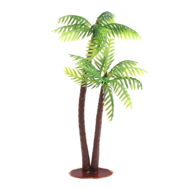 Dekoracja mini scenerii - symulacja palm kokosowych do wystroju domu - Wianko - 5