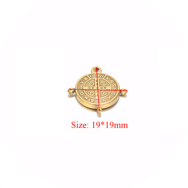 Zestaw 5 wisiorków złącznych stali nierdzewnej z wizerunkiem Jezusa Chrystusa do tworzenia biżuterii - Wianko - 5