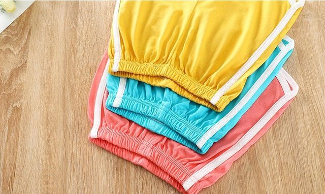 Letnie szorty dziewczęce w modnym cukierkowym kolorze dla dzieci - sportowa krótka odzież o wysokiej tali na plażę i na co dzień - Wianko - 7