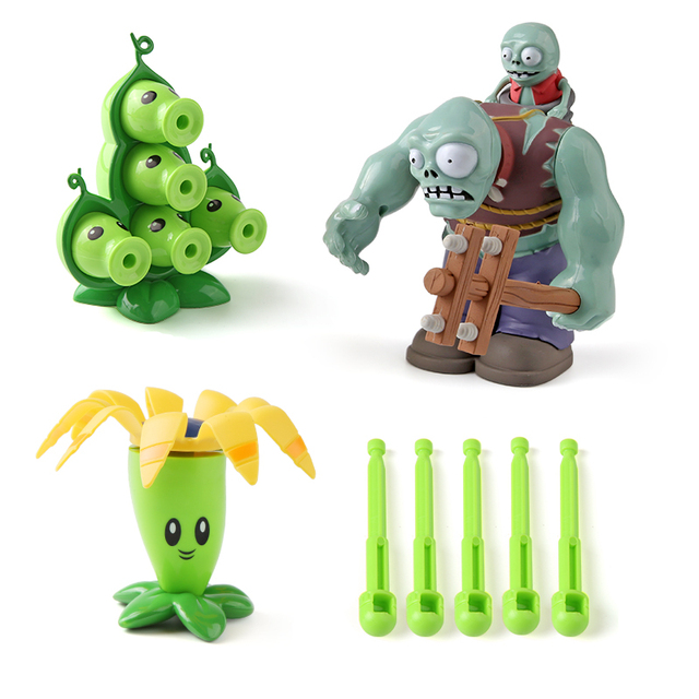 Figurka akcji Oryginalne nowe rośliny kontra zombie 2 - katapulta Gargantuar Bloomerang z grającym strąkiem grochu - Model postaci dla dzieci - Wianko - 3