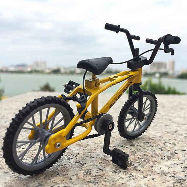 Mini rower górski ze stopu modelu odlewany, metalowa konstrukcja. Narzędzie do złagodzenia stresu, zabawka dla dzieci i dorosłych - Wianko - 1