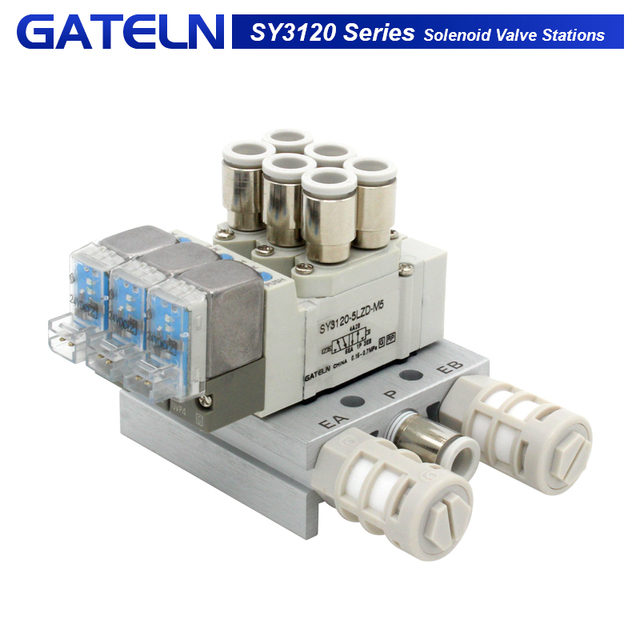 Zawór elektromagnetyczny jednostronnego sterowania SMC SY3120, do sterowania cylindrem - SY3120-5LZD-M5/SY3120-6LZD-M5 - Wianko - 3