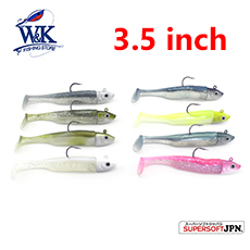 Miękka przynęta wędkarska na szczupaka Minnow Lure T140 Kit - dwukolorowa wylana winylowa przynęta, 45g, 12 cm, zestaw 2 sztuki - Wianko - 23