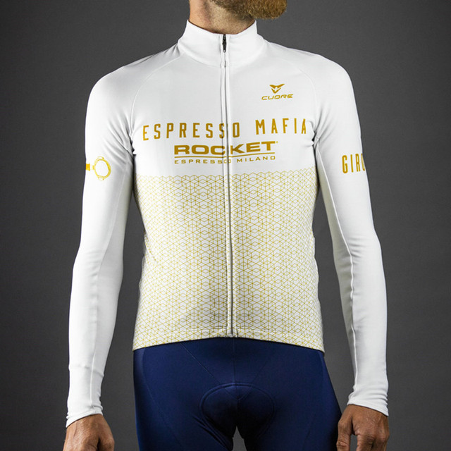 Kurtka rowerowa zimowa czarna, koszulka termiczna z długim rękawem, wysoka jakość - odzież rowerowa Mtb Maillot Ciclismo invierno - Wianko - 7