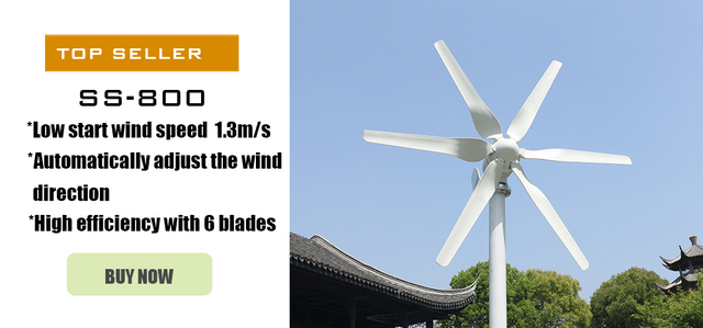 Generator wiatru pionowy z turbiną nylonowymi ostrzami DIY 300-800W - Wianko - 7