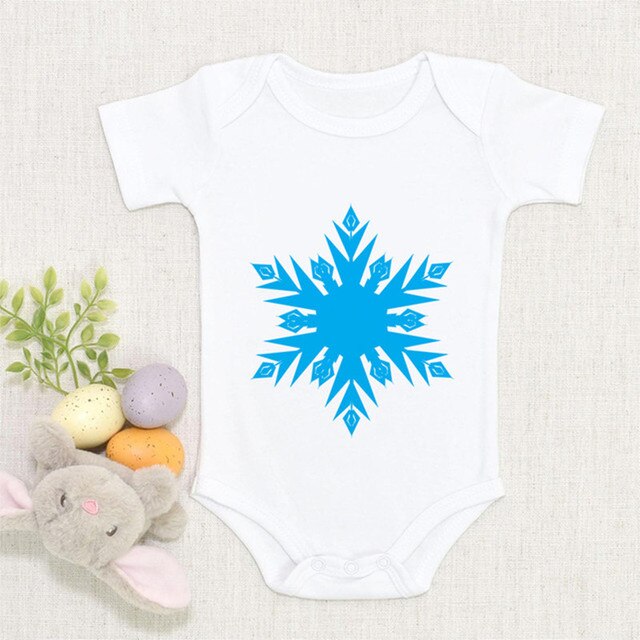 Body dziecięce dla noworodków - Romper moda mrożone księżniczka Elza - słodkie niemowlęce kombinezony chłopiec dziewczynka - Wianko - 10