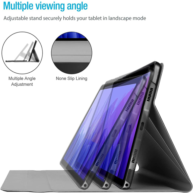 Futerał z wymienną klawiaturą dla Samsung Galaxy Tab A7 10.4-calowy (skóra syntetyczna, funkcja statywu) - Wianko - 13