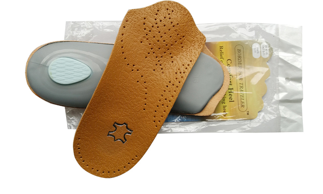Ortopedyczne pół wkładki do butów w płaskostopiu - 2 pary, prawidłowy kształt, 3/4 długości - Wianko - 4