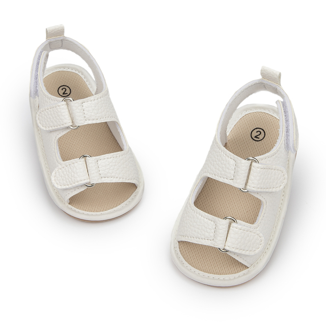 Buty dziecięce sandały wsuwane chłopięce PU płótno 0-18 miesięcy - Wianko - 12