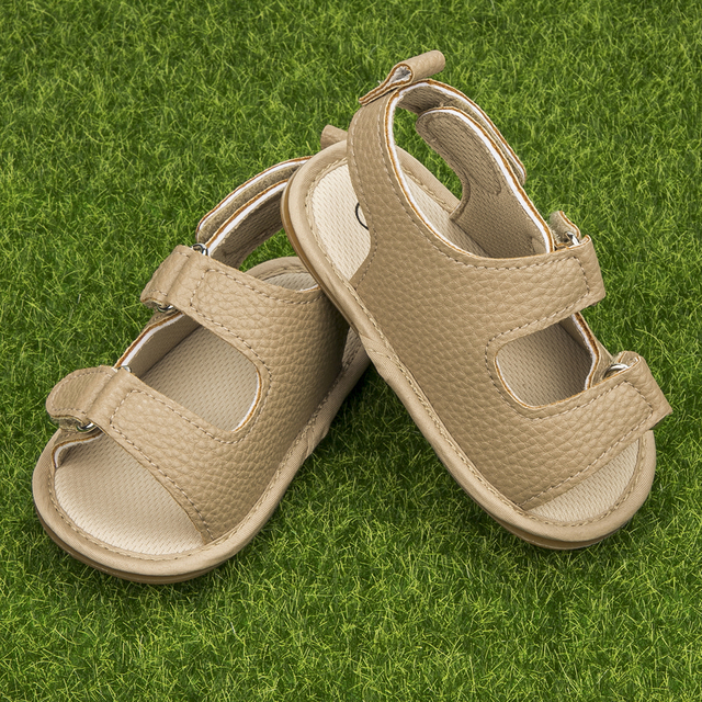 Buty dziecięce sandały wsuwane chłopięce PU płótno 0-18 miesięcy - Wianko - 15