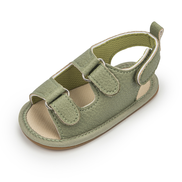 Buty dziecięce sandały wsuwane chłopięce PU płótno 0-18 miesięcy - Wianko - 22