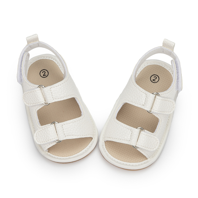 Buty dziecięce sandały wsuwane chłopięce PU płótno 0-18 miesięcy - Wianko - 11