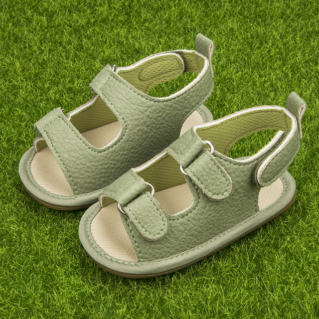Buty dziecięce sandały wsuwane chłopięce PU płótno 0-18 miesięcy - Wianko - 14