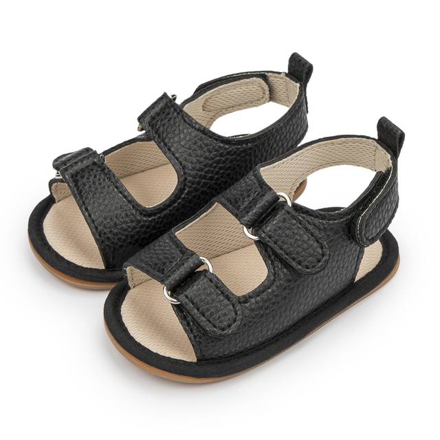 Buty dziecięce sandały wsuwane chłopięce PU płótno 0-18 miesięcy - Wianko - 17