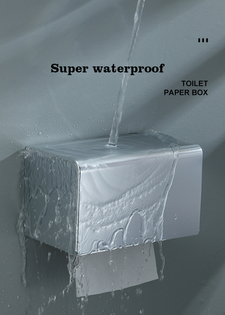Uchwyt na papier toaletowy uchwyt na papier toaletowy ze stali nierdzewnej łazienka kuchnia na rolkę papieru akcesoria półka wodoodporny uchwyt na papier toaletowy - Wianko - 1