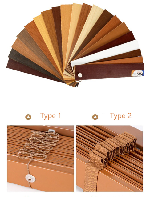 Drewniane rolety zaciemniające w kolorze brązowym do salonu i kuchni - Wianko - 6