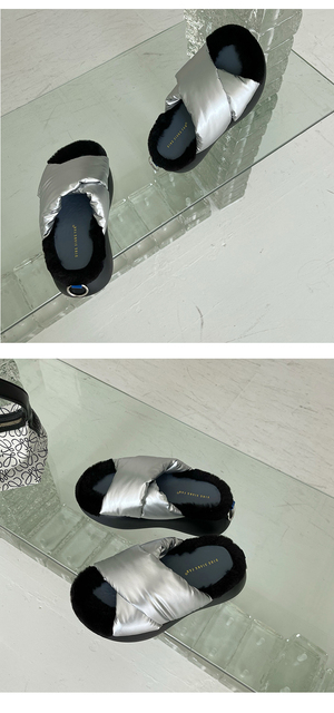 Buty damskie zamszowe z platformą i bawełnianym wnętrzem - miękkie kapcie z wełnianym wsuwaniem palca - Wianko - 10