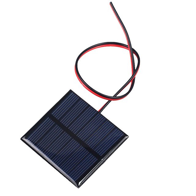 Panel słoneczny 3V 150mA 0.45W z 30CM drutem do ładowarki DIY dla telefonu komórkowego - Wianko - 6