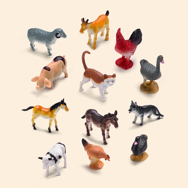 Zabawki realistyczne zwierzęta Zoo z PVC dla dzieci - Wianko - 5