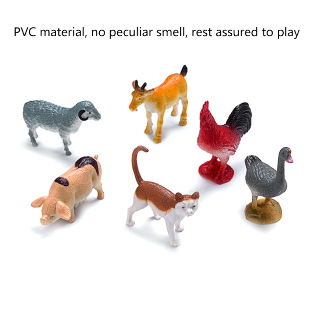Zabawki realistyczne zwierzęta Zoo z PVC dla dzieci - Wianko - 10