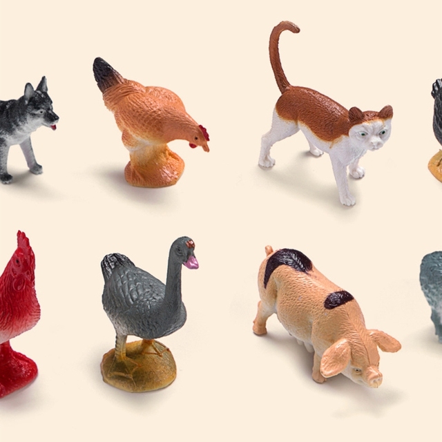 Zabawki realistyczne zwierzęta Zoo z PVC dla dzieci - Wianko - 8