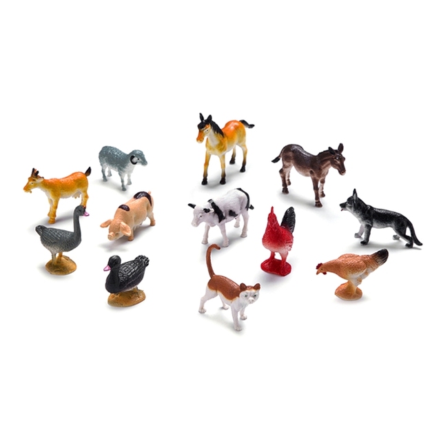 Zabawki realistyczne zwierzęta Zoo z PVC dla dzieci - Wianko - 1