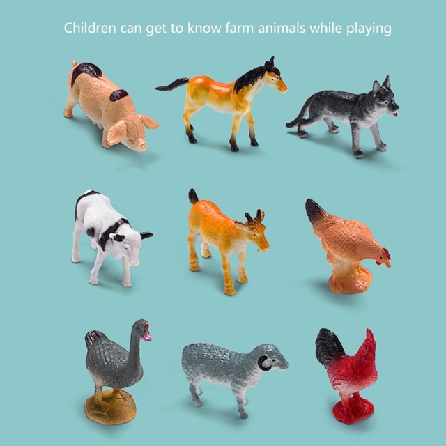 Zabawki realistyczne zwierzęta Zoo z PVC dla dzieci - Wianko - 2