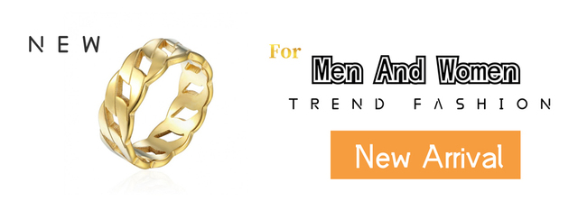 Nowy pierścionek ze stali nierdzewnej w złotym kolorze, wysokiej jakości, owalny i wydrążony, dla kobiet, w modnym stylu, idealny na prezent - Wianko - 1