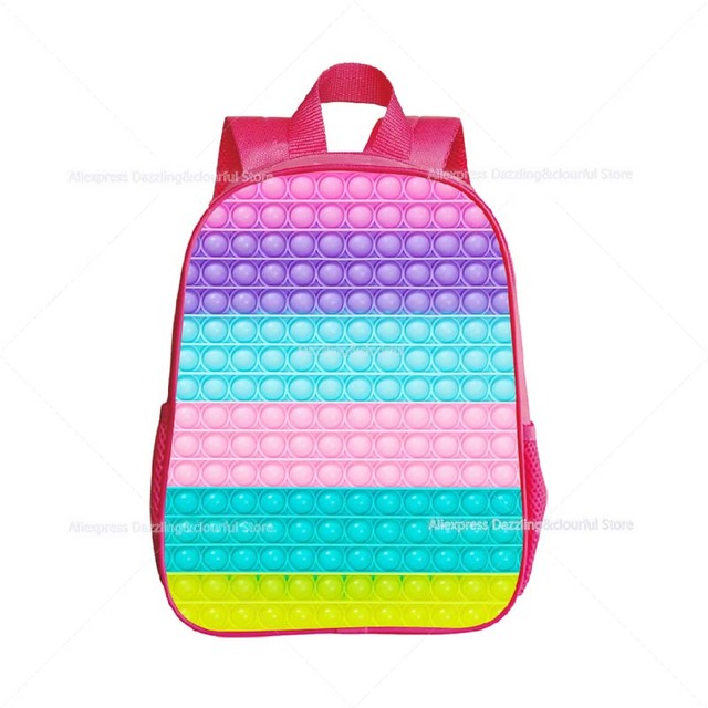 Plecak przedszkolny dla dziewczynki Push Bubble Pops Mini - plecak kreskówkowy dla malucha - Wianko - 19