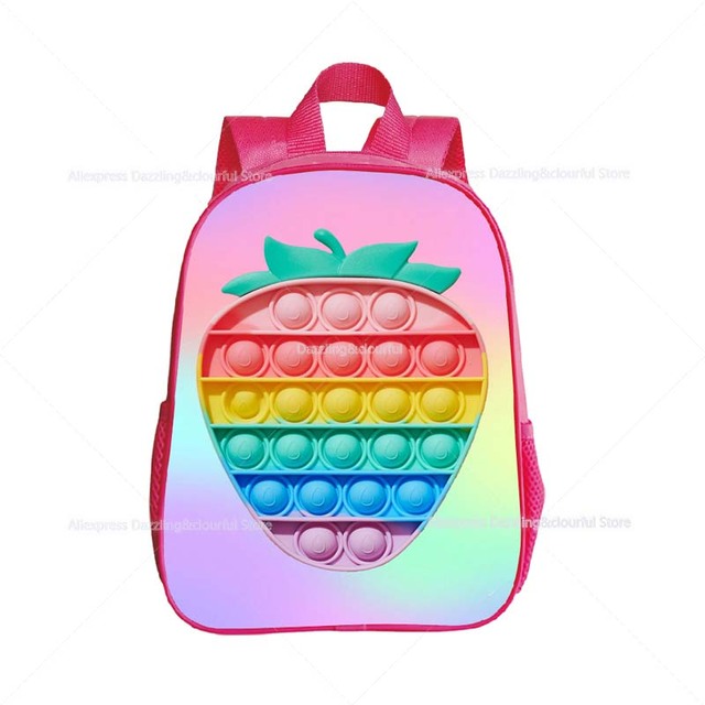 Plecak przedszkolny dla dziewczynki Push Bubble Pops Mini - plecak kreskówkowy dla malucha - Wianko - 27