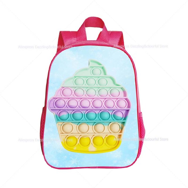 Plecak przedszkolny dla dziewczynki Push Bubble Pops Mini - plecak kreskówkowy dla malucha - Wianko - 15