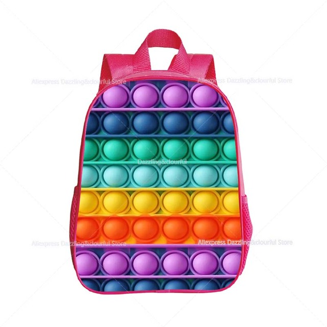 Plecak przedszkolny dla dziewczynki Push Bubble Pops Mini - plecak kreskówkowy dla malucha - Wianko - 10