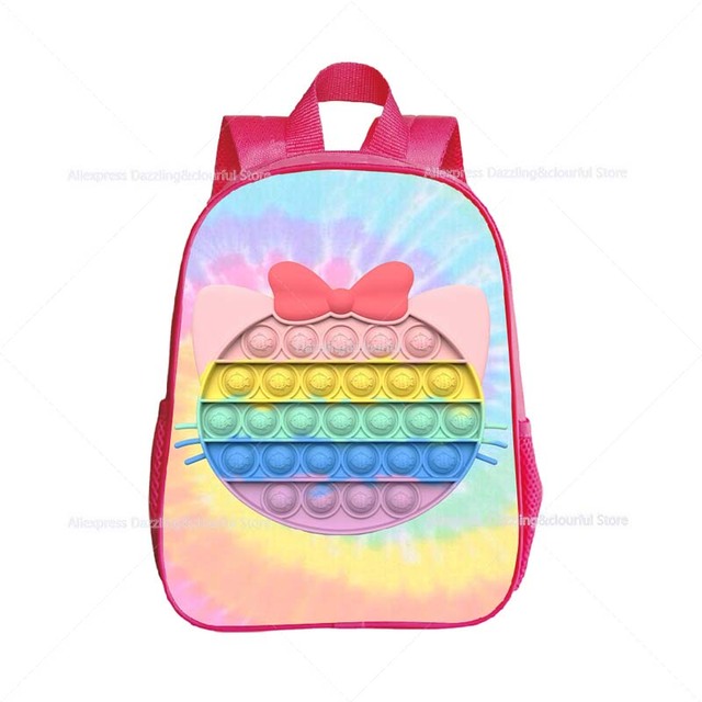 Plecak przedszkolny dla dziewczynki Push Bubble Pops Mini - plecak kreskówkowy dla malucha - Wianko - 11