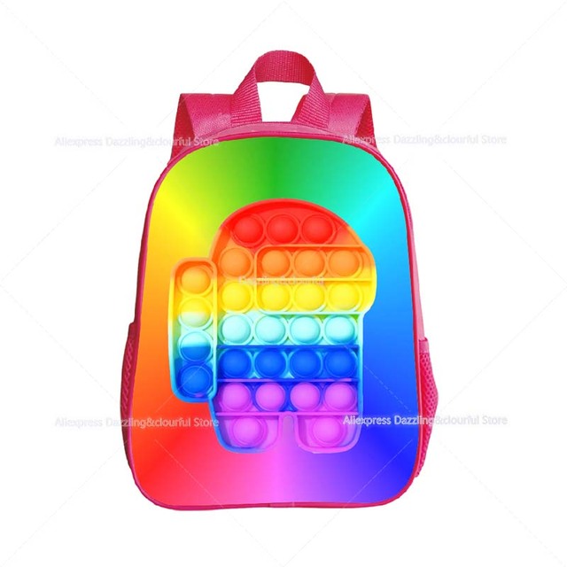 Plecak przedszkolny dla dziewczynki Push Bubble Pops Mini - plecak kreskówkowy dla malucha - Wianko - 14