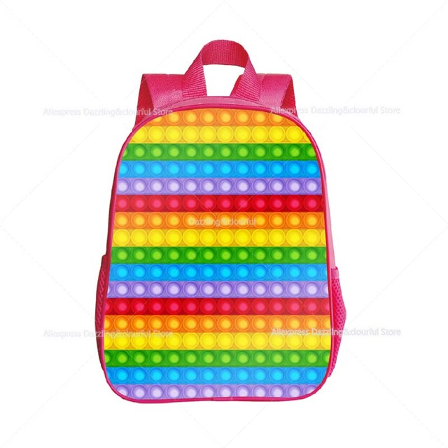 Plecak przedszkolny dla dziewczynki Push Bubble Pops Mini - plecak kreskówkowy dla malucha - Wianko - 8
