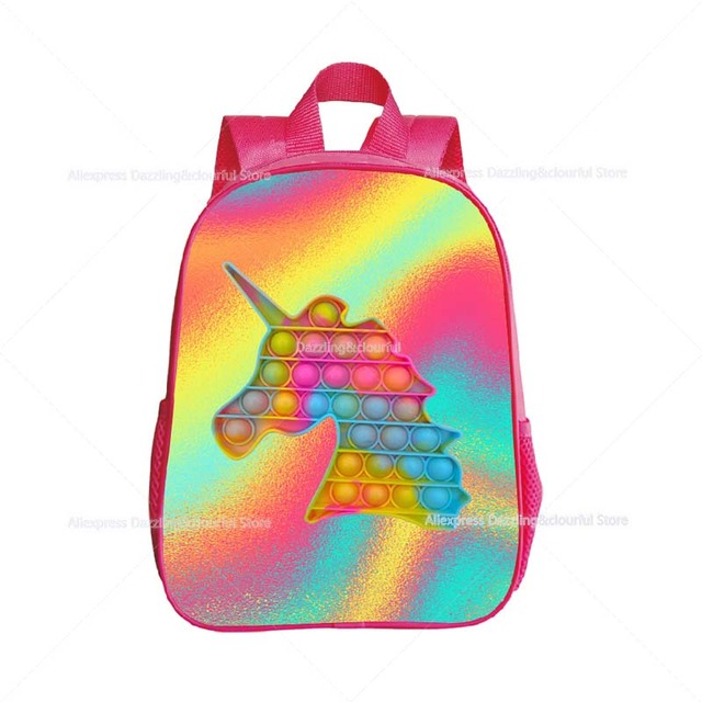 Plecak przedszkolny dla dziewczynki Push Bubble Pops Mini - plecak kreskówkowy dla malucha - Wianko - 23