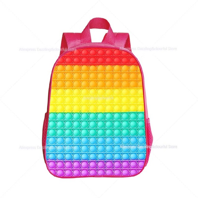 Plecak przedszkolny dla dziewczynki Push Bubble Pops Mini - plecak kreskówkowy dla malucha - Wianko - 17