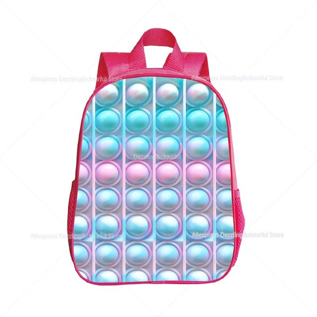 Plecak przedszkolny dla dziewczynki Push Bubble Pops Mini - plecak kreskówkowy dla malucha - Wianko - 7