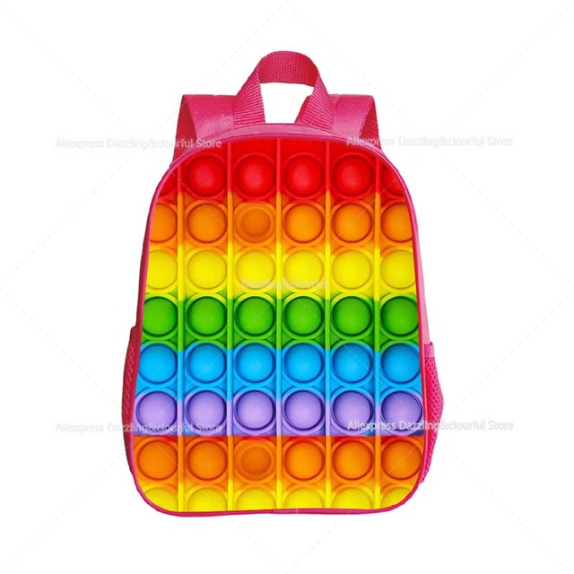 Plecak przedszkolny dla dziewczynki Push Bubble Pops Mini - plecak kreskówkowy dla malucha - Wianko - 22