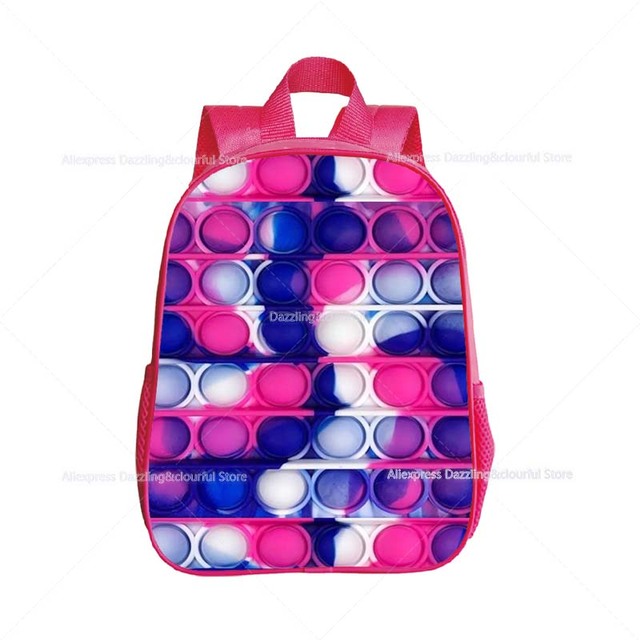 Plecak przedszkolny dla dziewczynki Push Bubble Pops Mini - plecak kreskówkowy dla malucha - Wianko - 26