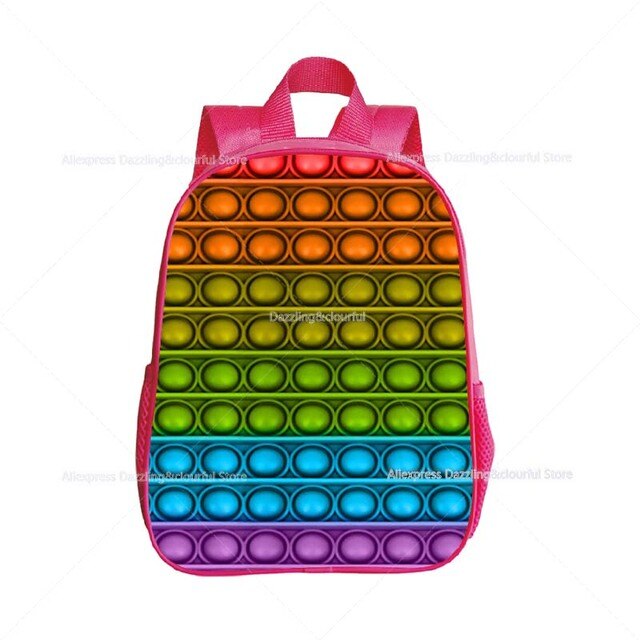 Plecak przedszkolny dla dziewczynki Push Bubble Pops Mini - plecak kreskówkowy dla malucha - Wianko - 6