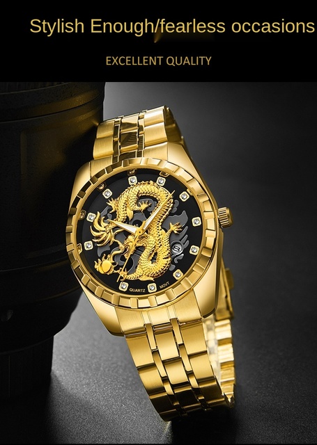 Męski zegarek kwarcowy luksusowej marki 2021, wodoszczelny, stalowy, casualowy, z pełnym smokiem na tarczy - Relogio Masculino - Wianko - 14
