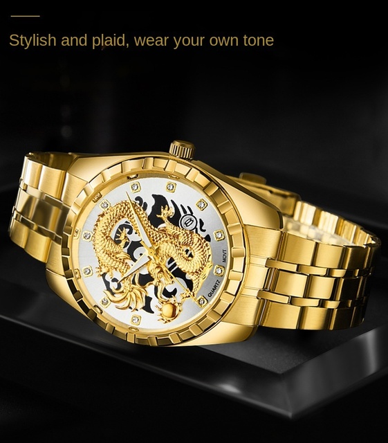 Męski zegarek kwarcowy luksusowej marki 2021, wodoszczelny, stalowy, casualowy, z pełnym smokiem na tarczy - Relogio Masculino - Wianko - 16