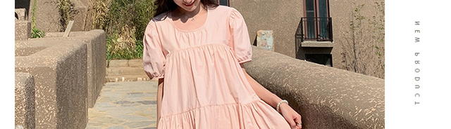 2115 Sukienka ciążowa krótki rękaw lato - Plus Size, łatwe dopasowanie, luźny i stylowy design dla przyszłych mam - Wianko - 40