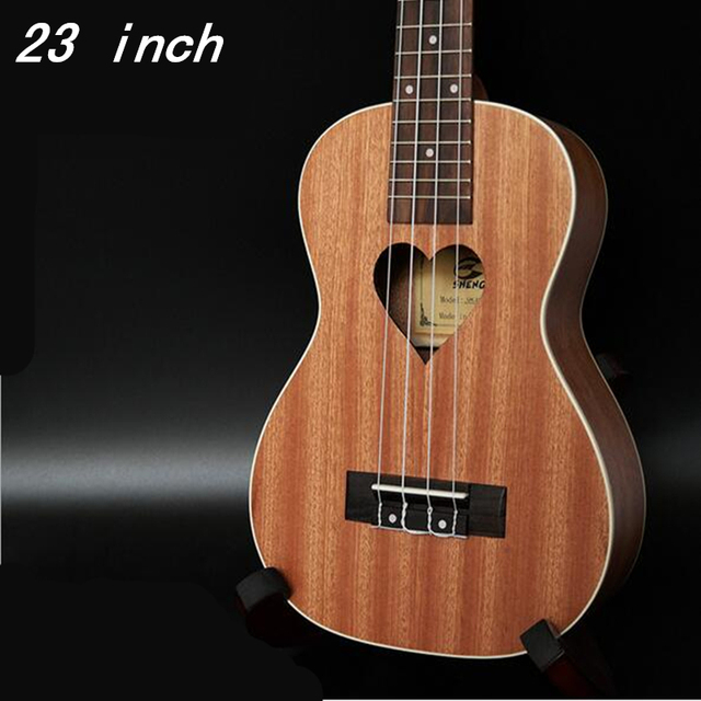 Akustyczna elektryczna Ukulele SevenAngel 23 Cal hawajska Mini gitara 4 struny Ukelele sapele z Pickup EQ - Wianko - 14